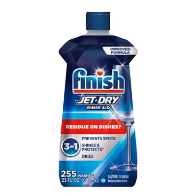 Finish Jet-Dry Rinse Aid Dishwasher Rinse Agent and Drying Agent - 23 Oz - Image 2