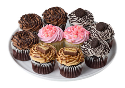 Bakery Cupcake Assorted Variety 10 Count - Each - Image 1