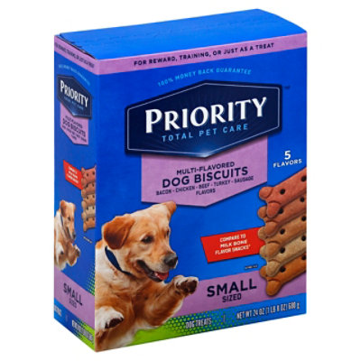 Signature Pet Care Dog Biscuits Multi Flavored Small Sized - 24 Oz