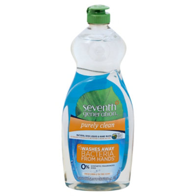 Seventh Generation Dish Liquid & Hand Wash Purely Clean Lemon & Tea Tree Scent - 22 Fl. Oz. - Image 3