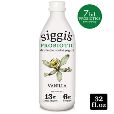 siggi's Probiotic Nonfat Vanilla Drinkable Yogurt - 32 Fl. Oz.