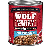 Wolf Brand Chili No Beans Original - 19 Oz