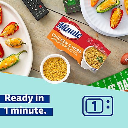 Minute Ready to Serve! Rice Mix Microwaveable Chicken Flavor Cup - 2-4.4 Oz - Image 3