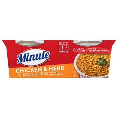 Minute Chicken And Herb Seasoned Rice Ready to Serve In Cup 2 Count - 8.8 Oz - Image 1