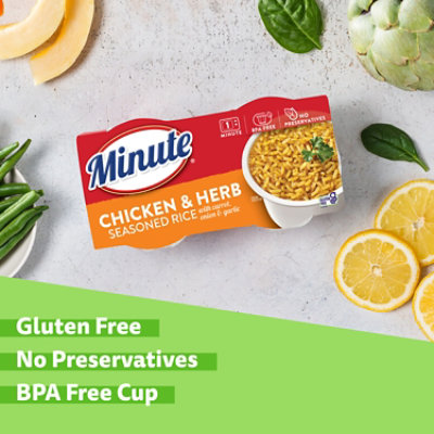 Minute Chicken And Herb Seasoned Rice Ready to Serve In Cup 2 Count - 8.8 Oz - Image 2