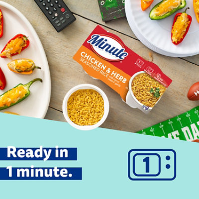 Minute Chicken And Herb Seasoned Rice Ready to Serve In Cup 2 Count - 8.8 Oz - Image 3