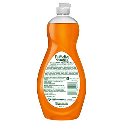 Palmolive Ultra Dishwashing Liquid Dish Soap Antibacterial Orange - 20 Fl. Oz. - Image 3