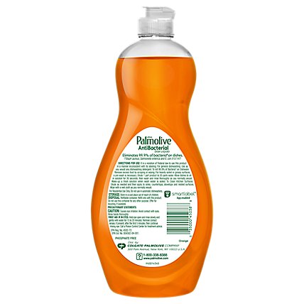 Palmolive Ultra Dishwashing Liquid Dish Soap Antibacterial Orange - 20 Fl. Oz. - Image 5