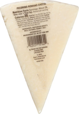 Boar's Head Peccorino Romano Pre Cut Cheese Wedge - 7 Oz - Image 5