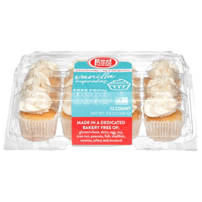 Cupcakes Mini Gluten Free Nut Fr Vanilla - 11.85 O - Image 2