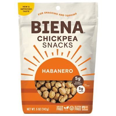 Biena Chickpea Snacks Roasted Habanero - 5 Oz - Image 3