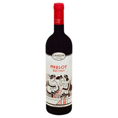 Candoni Merlot Wine - 750 Ml - Image 1