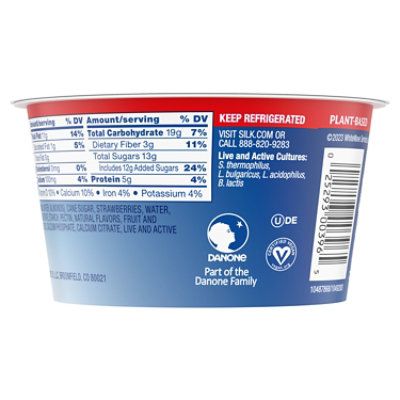 Silk Strawberry Almond Milk Yogurt Alternative - 5.3 Oz - Image 2