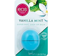 EOS Visibly Soft Lip Balm Sphere Vanilla Mint - 0.25 Oz