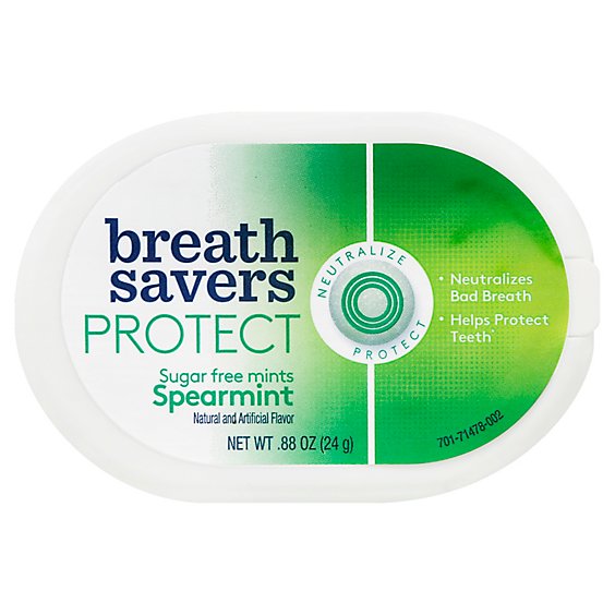 Breath Savers Protect Spearmint - Each