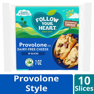 Follow Your Heart Dairy Free Provolone Slice Cheese Alternative - 7 Oz - Image 1