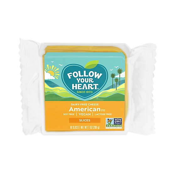 Follow Your Heart Dairy-Free American Slices - 7 Oz