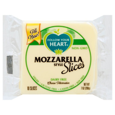 Follow Your Heart Dairy Free Mozzarella Slice Cheese Alternative - 7 Oz - Image 1