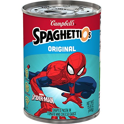 Campbells SpaghettiOs Pasta in Tomato and Cheese Sauce Shaped Marvel Spider-Man - 15.8 Oz - Image 2