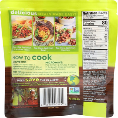 Jackfruit Meaty Texture Tex Mex Jackfruit - 10 Oz - Image 6