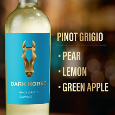 Dark Horse Pinot Grigio White Wine - 750 Ml - Image 4