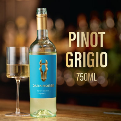 Dark Horse Pinot Grigio White Wine - 750 Ml - Image 2