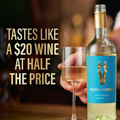 Dark Horse Pinot Grigio White Wine - 750 Ml - Image 3