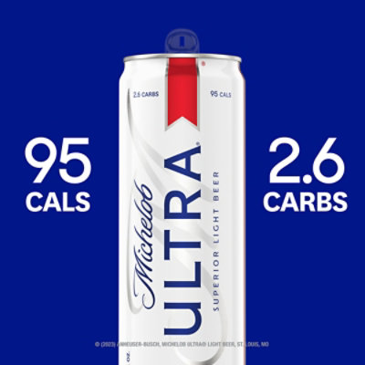 Michelob ULTRA Light Beer 4.3% ABV In Can - 12 Fl. Oz. - Image 3