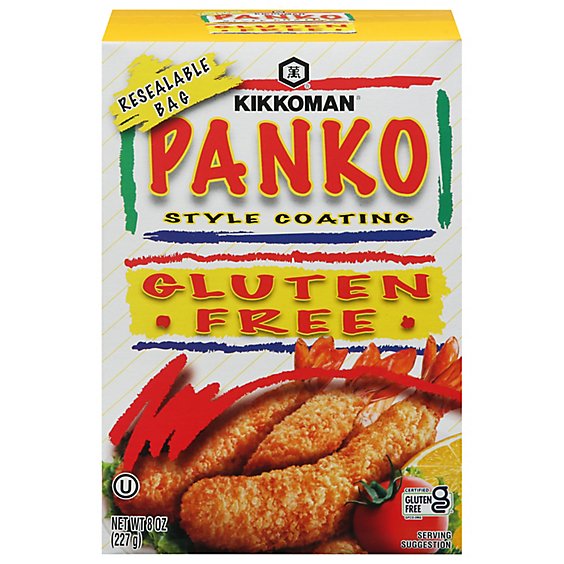 Kikkoman Coating Panko Style Gluten Free - 8 Oz
