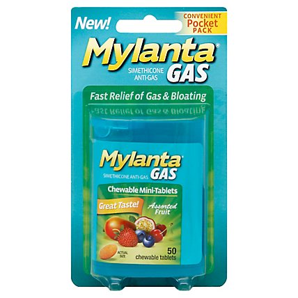 Mylanta Mini Tabs Assorted - 50 Count - Image 1