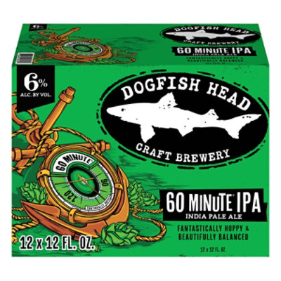 Dogfish Head Beer India Pale Ale 60 Minute IPA Pack In Cans - 12-12 Fl. Oz. - Image 6