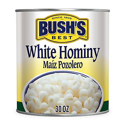 BUSH'S BEST Hominy White - 30 Oz - Image 2