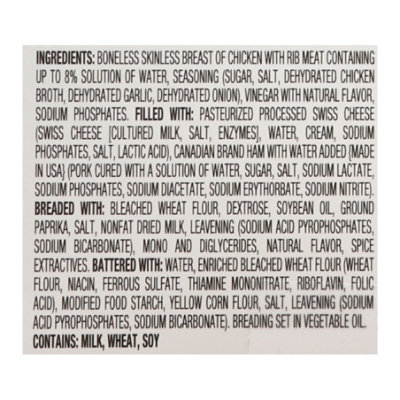 Oven Cravers Chicken Cordon Bleu - 10 Oz - Image 5