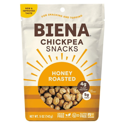 Biena Chickpea Roasted Honey - 5 Oz - Image 3