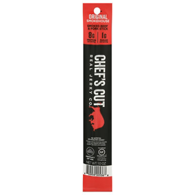 Chefs Cut Real Jerky Co. Stick Beef & Pork Smokehouse Original - 1 Oz