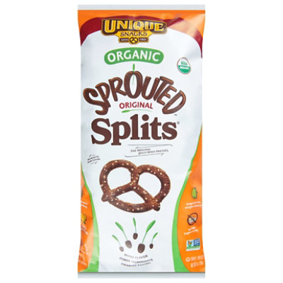 Unique Pretzels Splits Sprouted Whole Grain - 8 Oz - Image 1