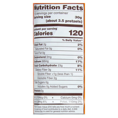 Unique Pretzels Splits Sprouted Whole Grain - 8 Oz - Image 4
