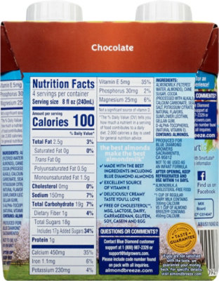 Almond Breeze Shelf Stable Chocolate Almond Milk Multipack - 4-8 Oz - Image 6