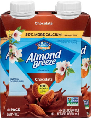 Almond Breeze Shelf Stable Chocolate Almond Milk Multipack - 4-8 Oz - Image 2