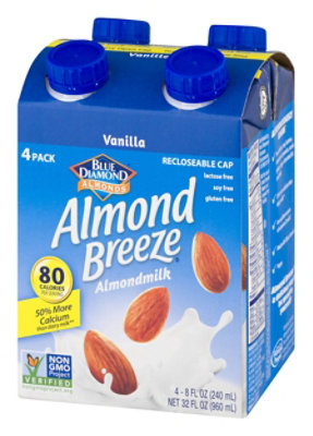 Blue Diamond Vanilla Almond Milk - 4-8 Fl. Oz. - Image 4