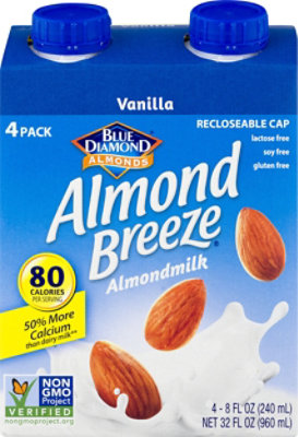 Blue Diamond Vanilla Almond Milk - 4-8 Fl. Oz. - Image 1