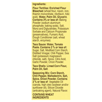 Old El Paso Taco Dinner Kit Hard & Soft Stand N Stuff & Taco Boats Box - 9.4 Oz - Image 4