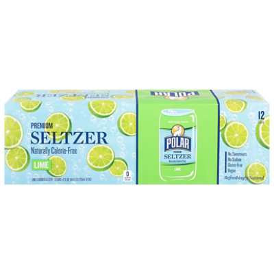 Polar Seltzer Lime - 12-12 Fl. Oz. - Image 4
