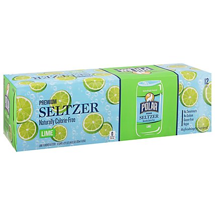 Polar Seltzer Lime - 12-12 Fl. Oz. - Image 1