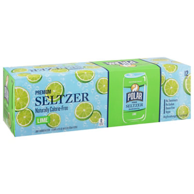 Polar Seltzer Lime - 12-12 Fl. Oz.