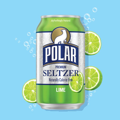 Polar Seltzer Lime - 12-12 Fl. Oz. - Image 3