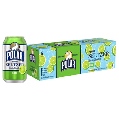 Polar Seltzer Lime - 12-12 Fl. Oz.