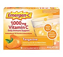 Emergen-C Tangerine Dietary Supplement Fizzy Drink Mix with 1000mg Vitamin C - 30-0.33 Oz.
