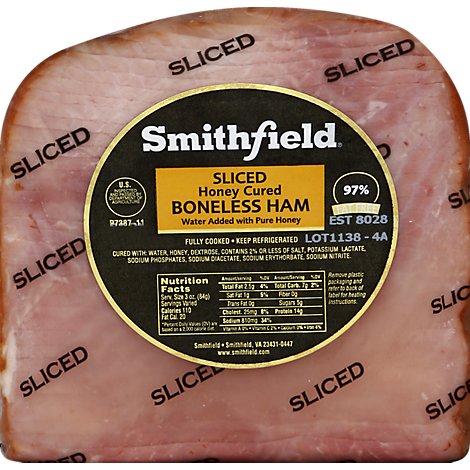 Smithfield Ham Boneless Honey Quarter - 2 Lb