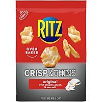 RITZ Crisp & Thins Chips Original With Creamy Onion & Sea Salt - 7.1 Oz - Image 2